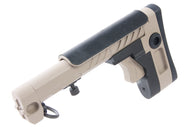 5KU PT-3 AK Telescopic Foldable Stock for AK AEG / GBB - Tan