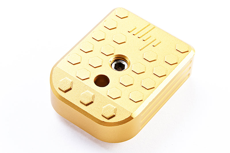 JL Progression Aluminum MagShoe Base Pad for Tokyo Marui Hi Capa 5.1 / 4.3 GBB Series - Gold