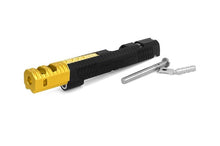 Load image into Gallery viewer, Airsoft Masterpiece Infinity IMM Cross ver.2 open slide - Black / Gold Compensator
