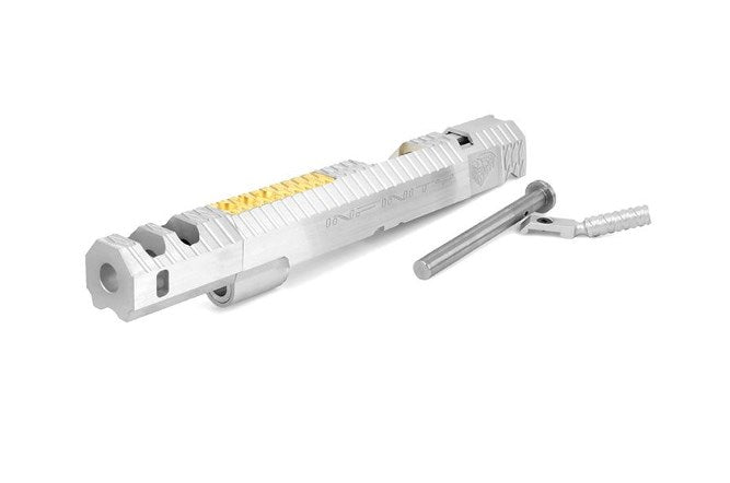 Airsoft Masterpiece Infinity IMM (Diamond) Cross ver.3 ) Open Slide Set - Silver